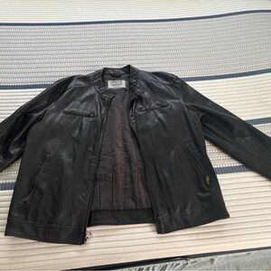 Levi’s men’s size XL Dark Brown Leather Jacket- worn once!